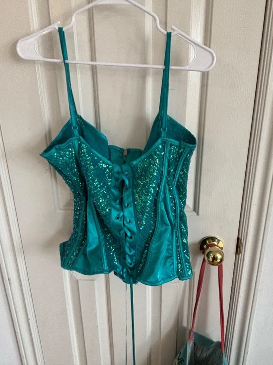 Vintage y2k 90s amazing mermaid like corset bustier * accepting offers - Picture 7 of 9